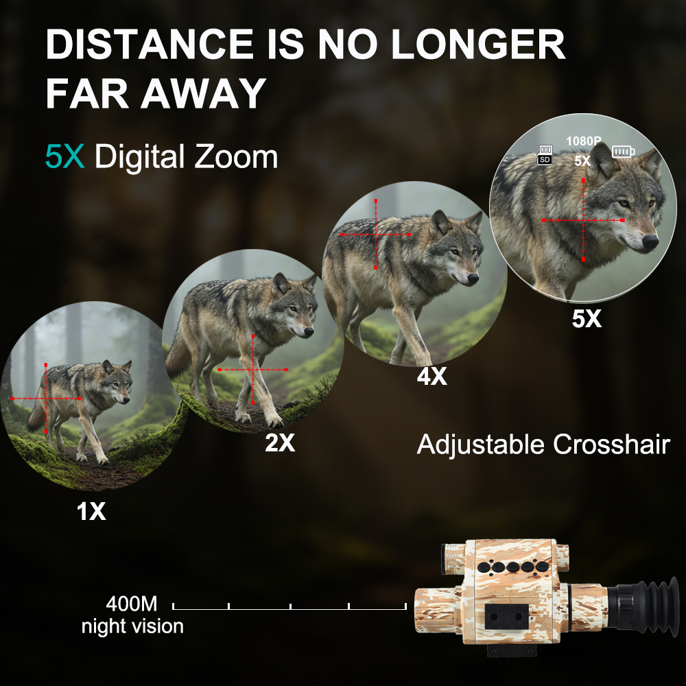 منظار رؤية ليلية للصيد بعدسة 5 - مراجعة Trail Camera Infrared وسعره