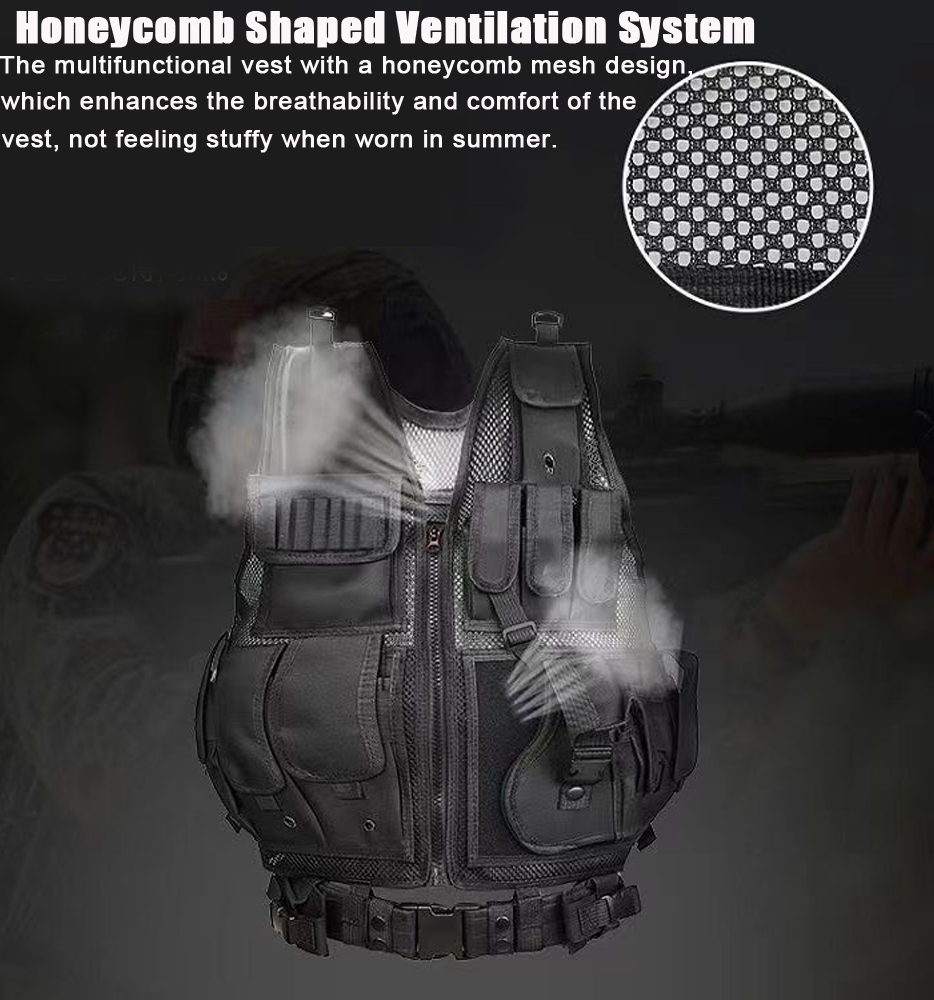 سترة تكتيكية قابلة للتعديل بنظ - مراجعة Hunting Outdoor Game وسعره