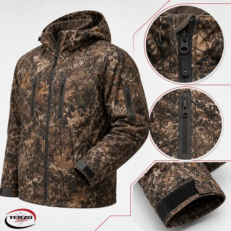 سترات صيد شتوية للرجال مخصصة و - مراجعة Outdoor Hunting Prints وسعره