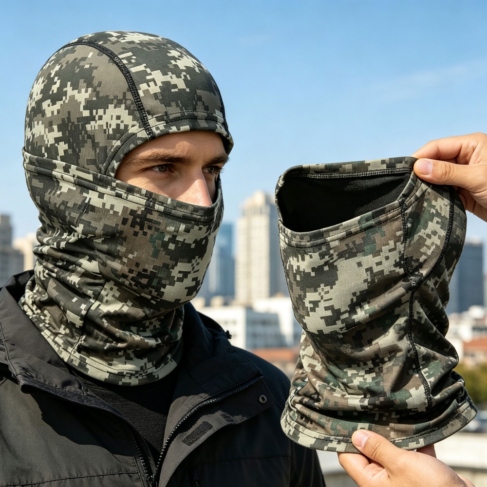 قناع وجه كامل مقاوم للرياح بتص - مراجعة Outdoor Hunting Prints وسعره