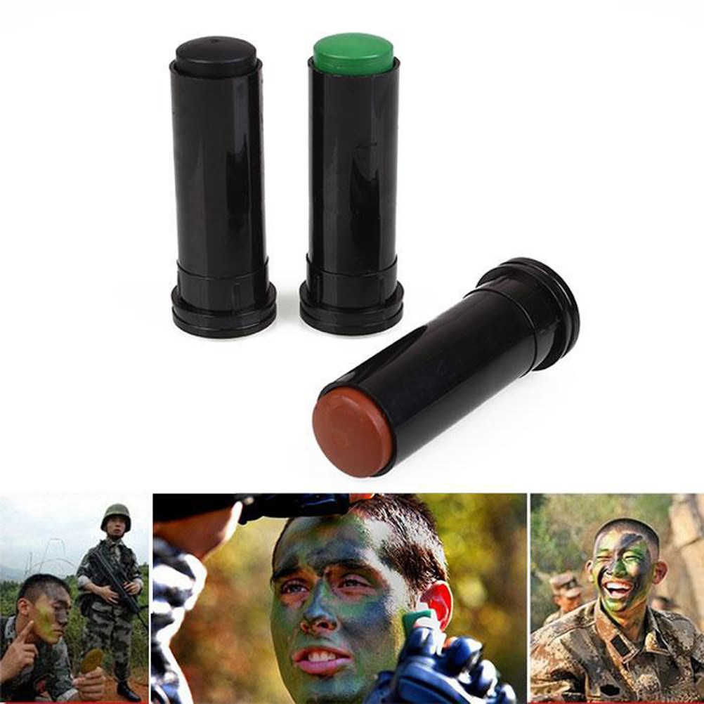 3 قطع من أقلام طلاء التمويه ال - مراجعة Camo Face Paint وسعره
